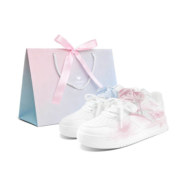 ANTA Easy Skateboard Shoes Unisex Low Top White