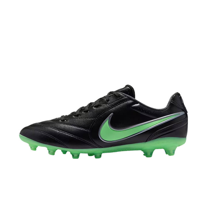Nike Nike Tiempo Ligera Soccer Shoes Unisex Low Top Black/Black/Multicolor Green