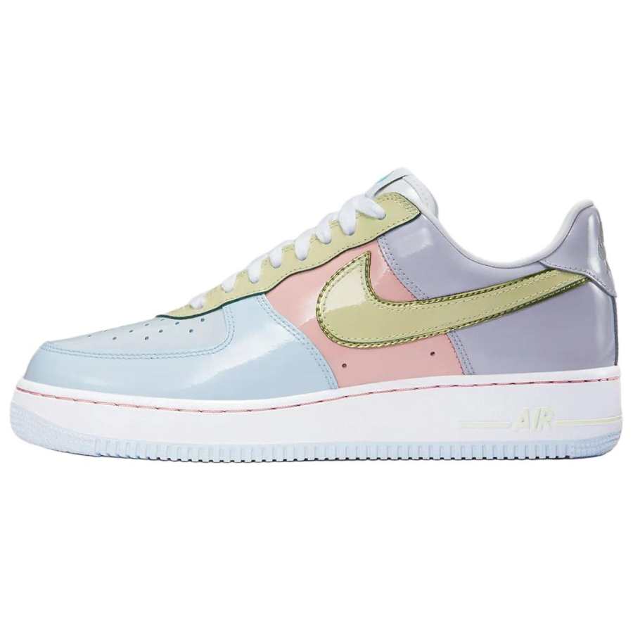 Nike Nike Air Force 1 Skateboard Shoes Men's Low Top Blue Pink Purple