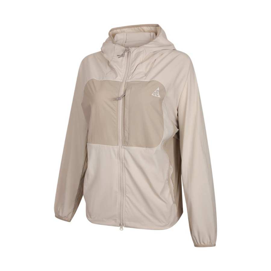 Nike Nike ACG Jackets Women's Beige Hooded Non Detachable Moderate