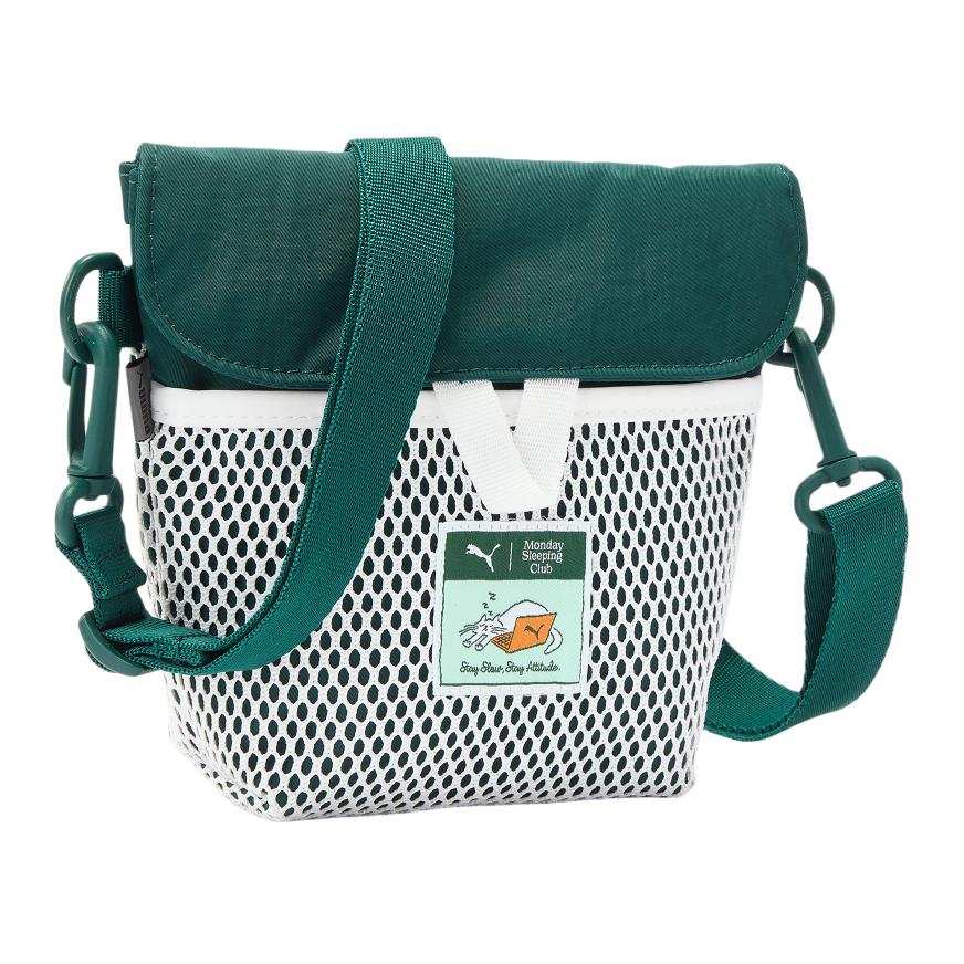 PUMA MONDAY SLEEPING CLUB X PUMA Crossbody Bags Dark Green & White