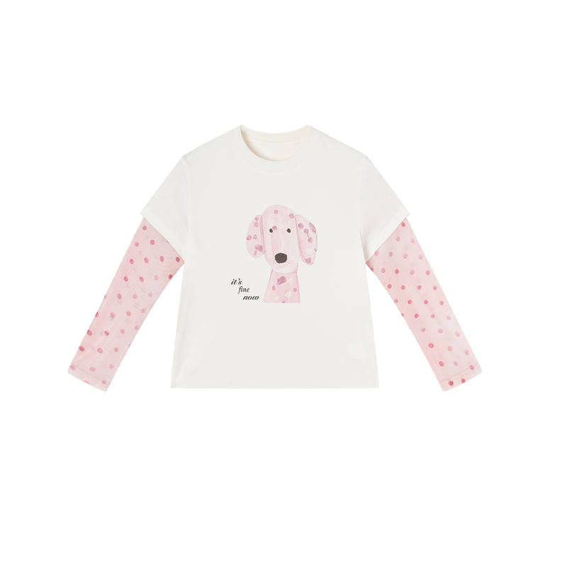 XIANGYING Kids T Shirts Crew Neck Moderate