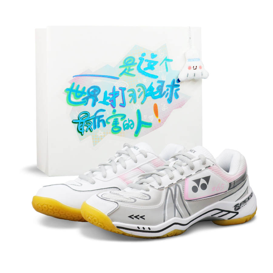 YONEX Power Cushion Badminton Shoes Unisex Low Top White/Yellow