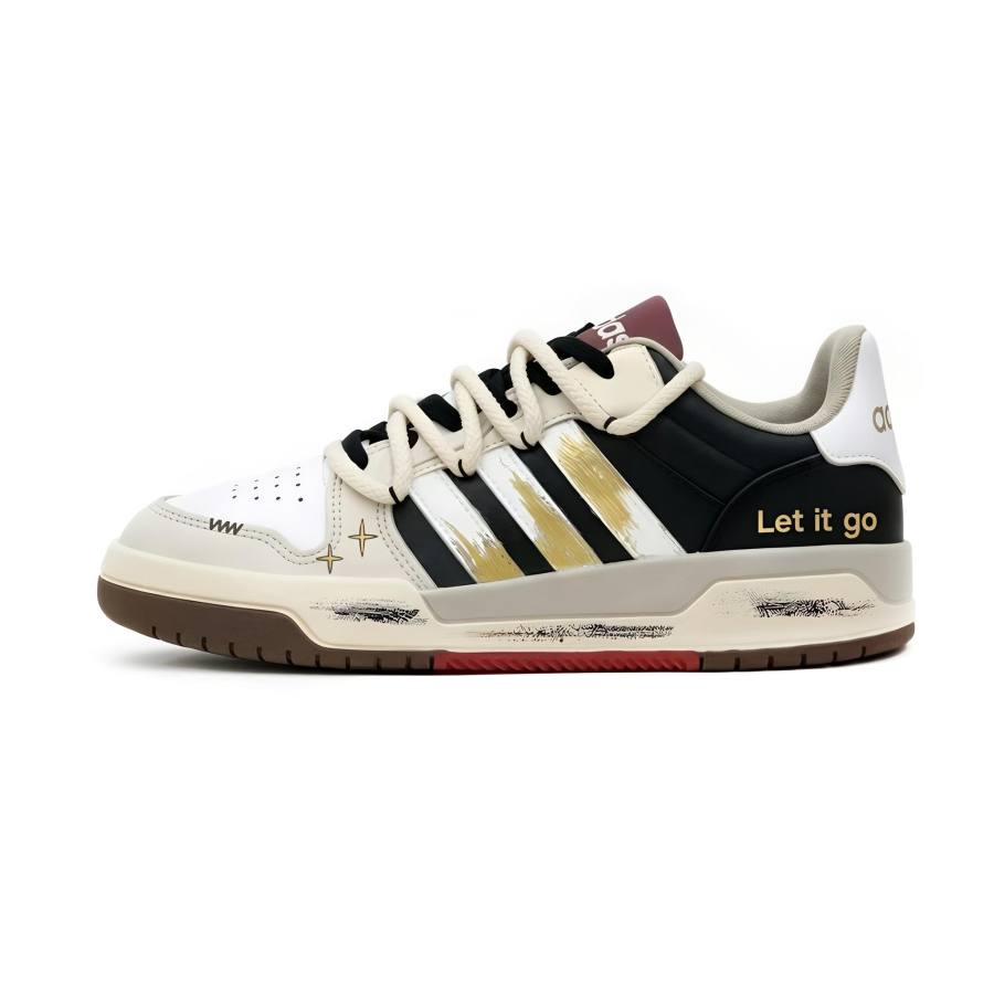 Adidas Neo Entrap Skateboard Shoes Unisex Low Top Gold