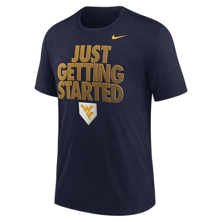 Nike Nike College T Shirts Men's Marine Crew Neck