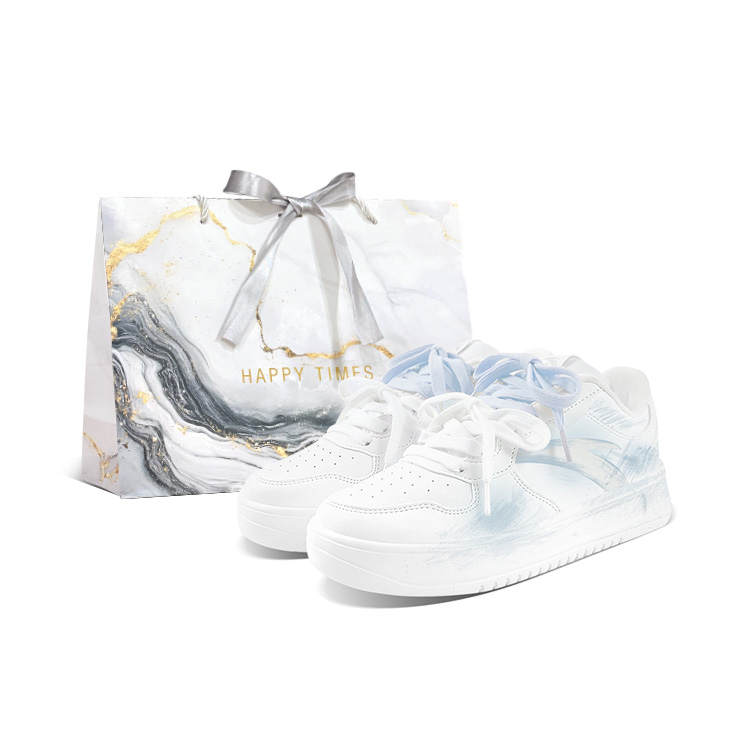 ANTA Easy Skateboard Shoes Unisex Low Top White