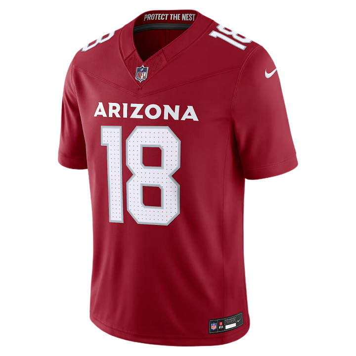 Nike Nike NFL Rugby Jerseys Men's Red Top Bishop V Neck Moderate