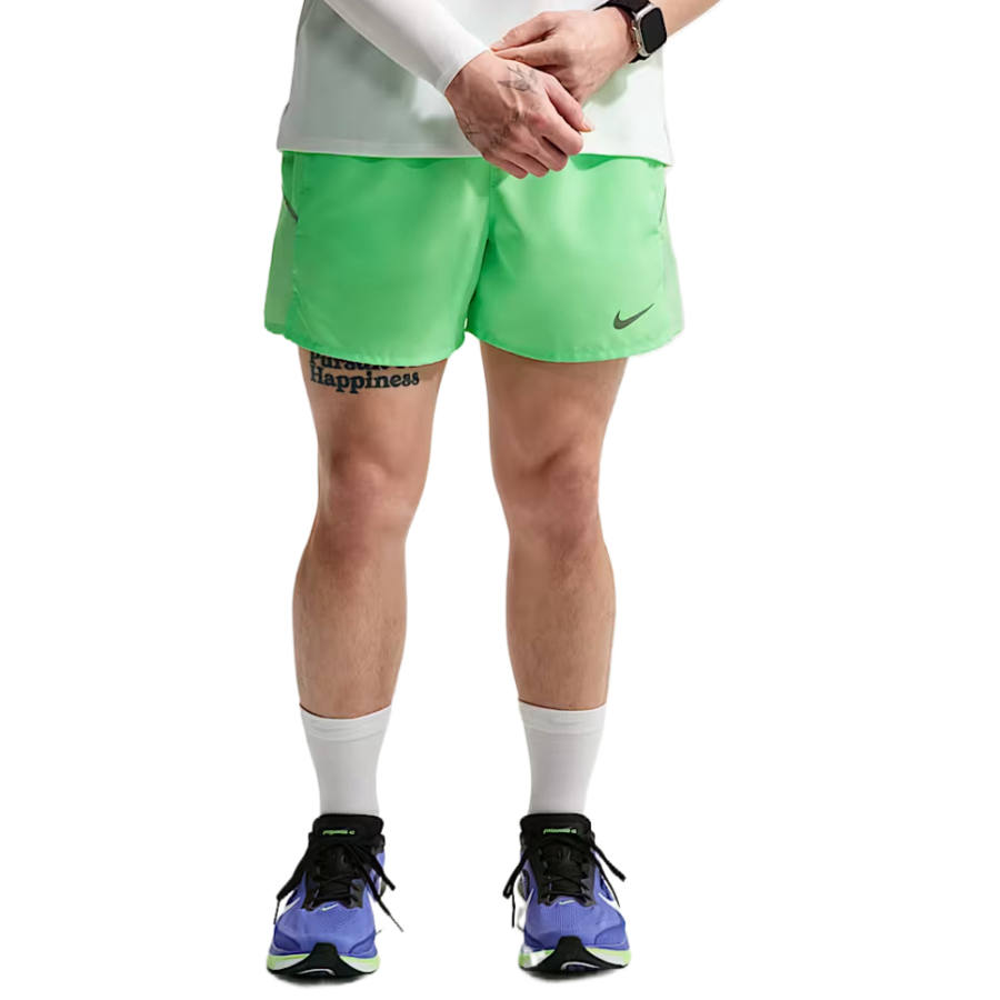 Nike Nike MILER Running Shorts Men's Iridescent Green/Cucumber Calm Moderate