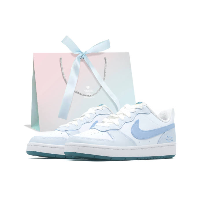 Nike Nike Court Borough Skateboard Shoes Unisex Low Top Blue
