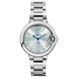 CARTIER Blue Balloon Collection Automatic Mechanical Movement 30m Waterproof Women's Watch 33mm Blue Dial