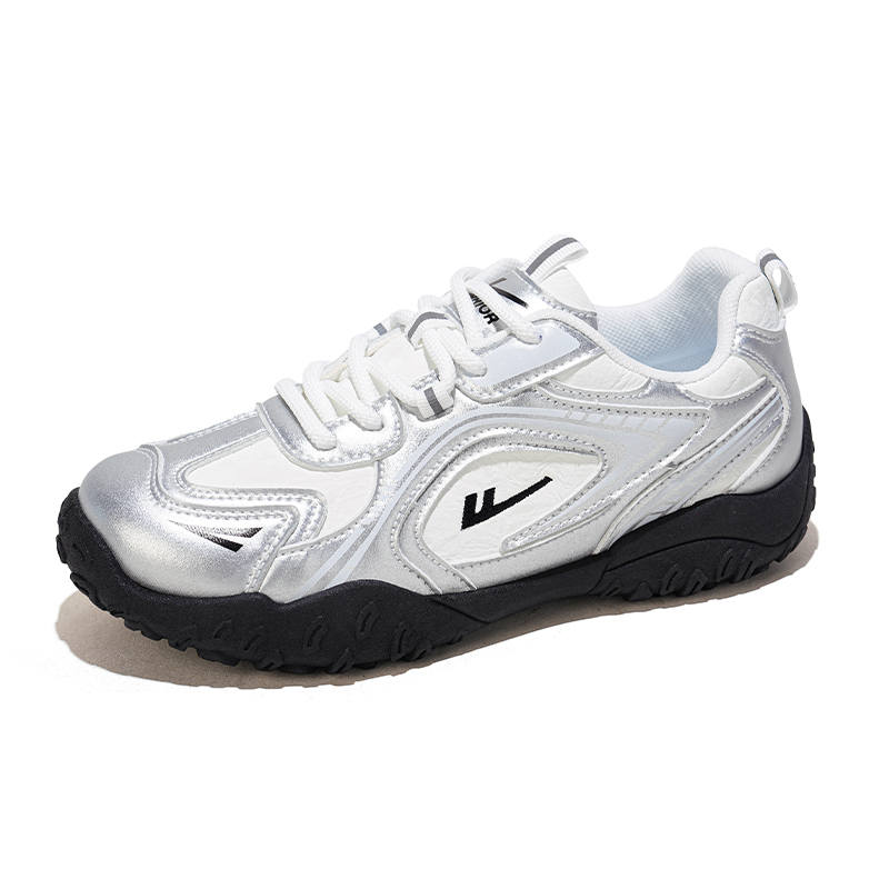 WARRIOR Casual Shoes Women's Low Top Silver Beige