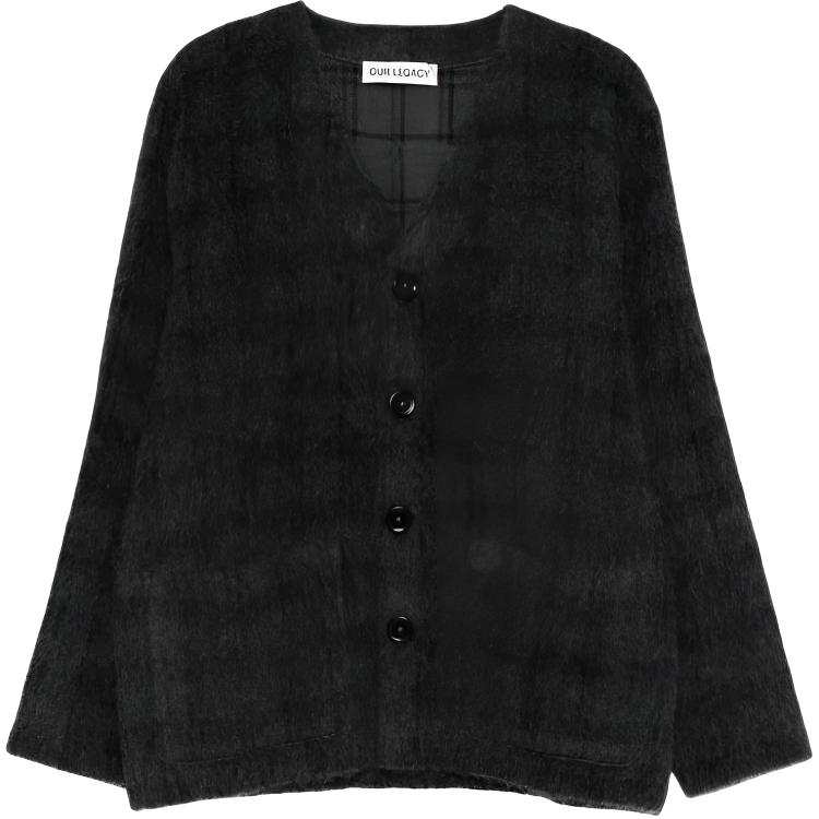 OUR LEGACY Our Legacy Checked Buttoned Cardigan