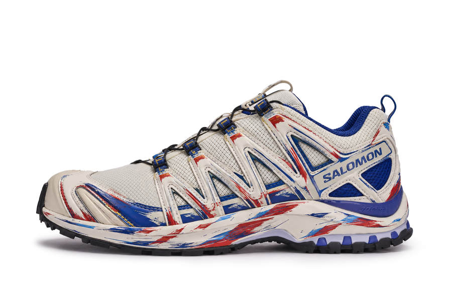 SALOMON XA PRO 3D Trail Running Shoes Unisex Low Top Blue/Red