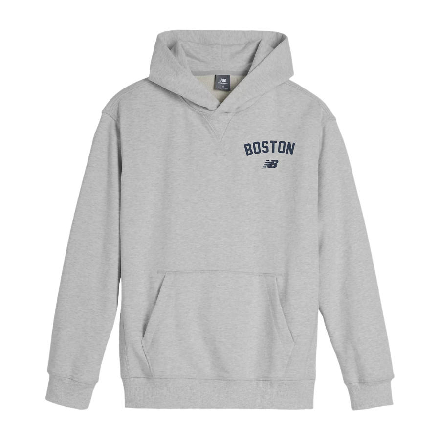 New Balance New Balance Sweatshirts Men's Gray Hooded Non Detachable Moderate