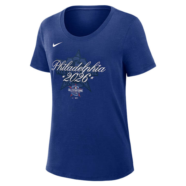 Nike Nike T Shirts Women's Sprint Blue Crew Neck Moderate