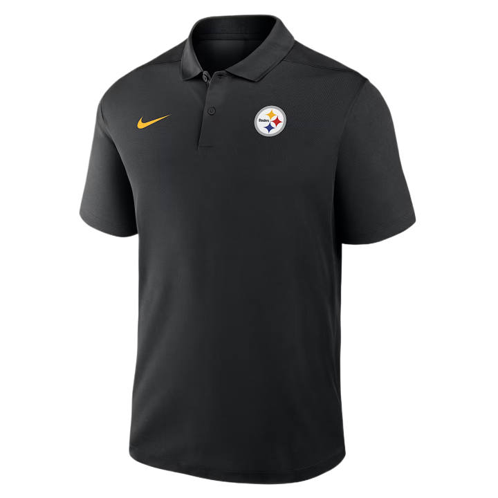 Nike Nike NFL Polo Shirts Men's Black Polo Collar Moderate