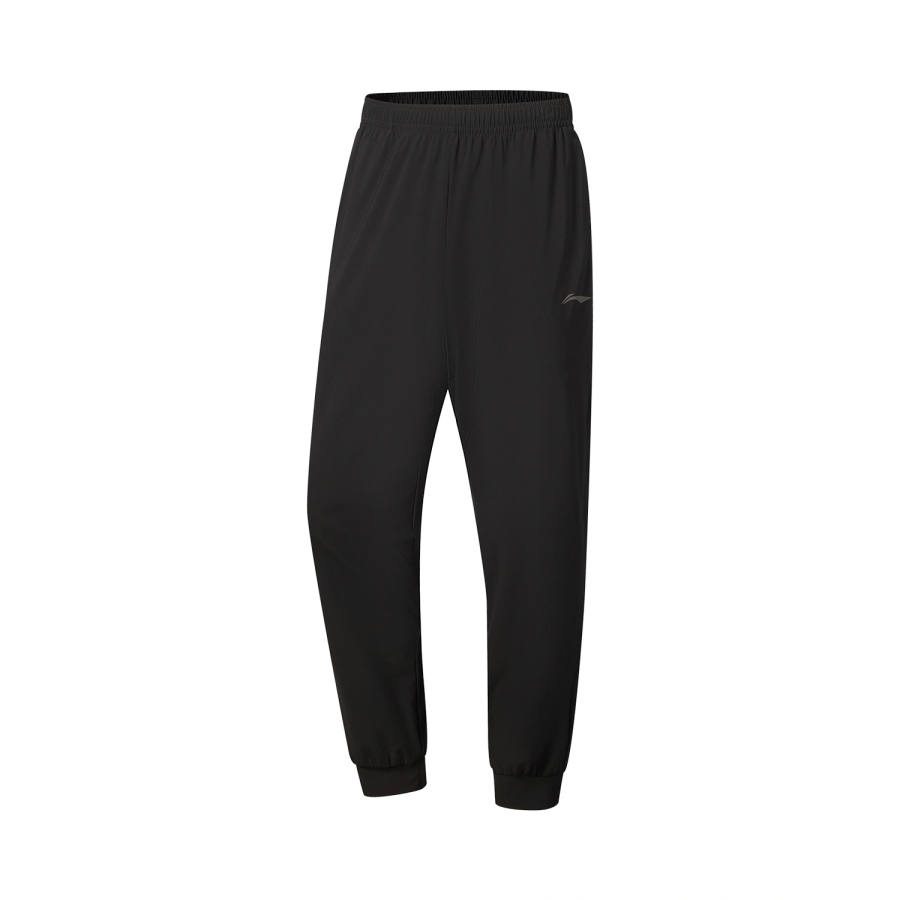 Li-Ning Li Ning Fitness Series Knitted Sweatpants Men's Black Moderate Cuffed Pants