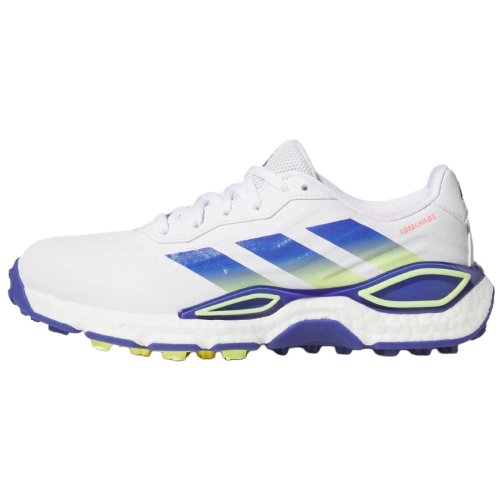 Adidas Adidas Codechaos 27 Golf Shoes Women's White/Indigo/Neon Yellow