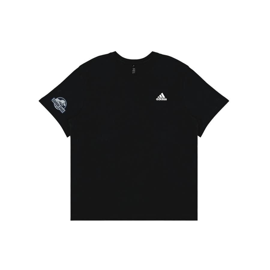 Adidas Adidas MUST HAVES T Shirts Unisex Black Wilderness Logo Exclusive Shopping Bag Crew Neck Moderate