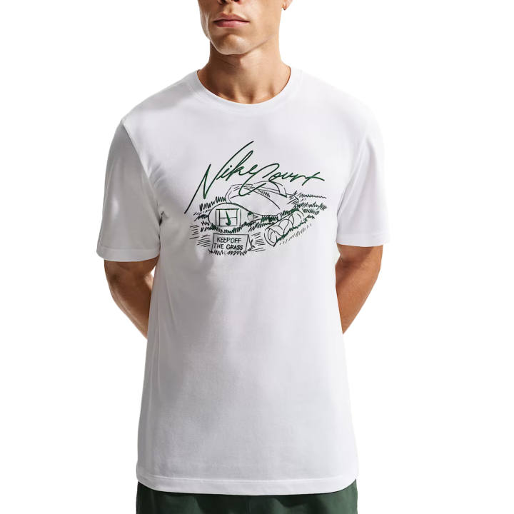 Nike Nike T Shirts Men's White Crew Neck Moderate