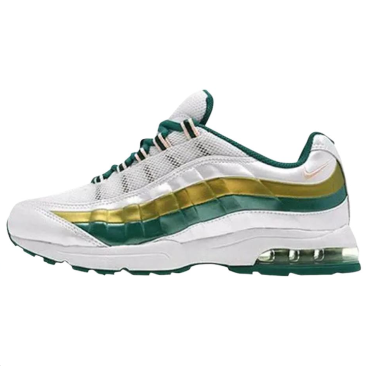 Nike Nike Air Max 95 Running Shoes Women's White Green Gold