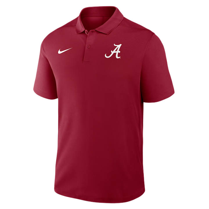 Nike Nike Dri Fit College Polo Shirts Men's Dark Red Polo Collar Moderate