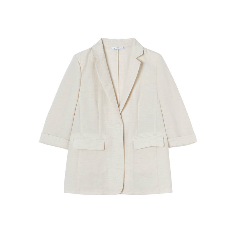 XIANGYING Business Suits Women's Ecru Thin