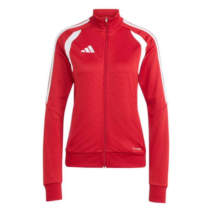 Adidas Adidas Jackets Women's Team Power Red/White Stand Collar Moderate