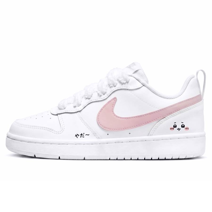 Nike Nike Court Borough Skateboard Shoes Women's Low Top All White