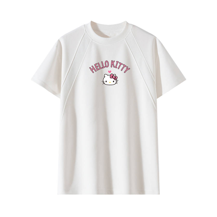 Sanrio Hello Kitty T Shirts Women's Crew Neck Thin