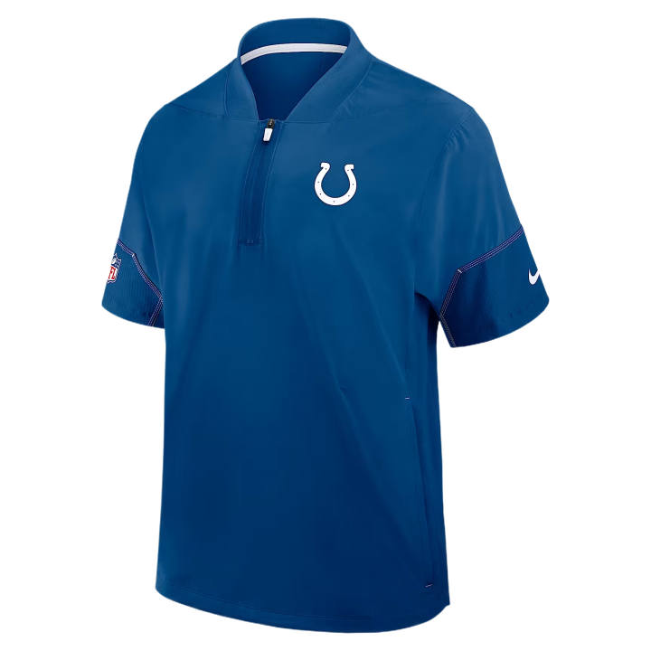 Nike Nike NFL T Shirts Men's Fitness Blue Baseball Collar Moderate