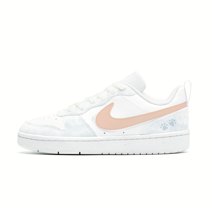 Nike Nike Court Borough Skateboard Shoes Women's Low Top Orange/Blue