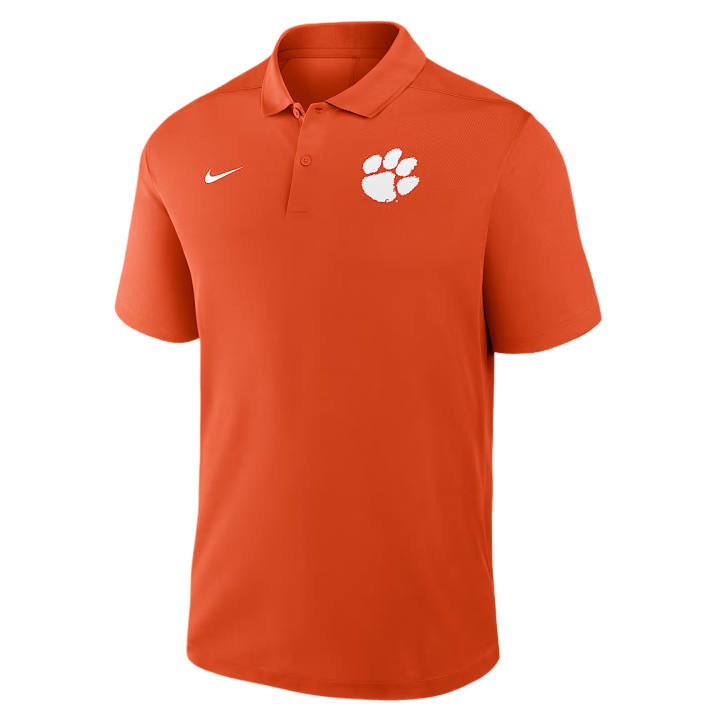 Nike Nike Dri Fit College Polo Shirts Men's Orange Polo Collar Moderate
