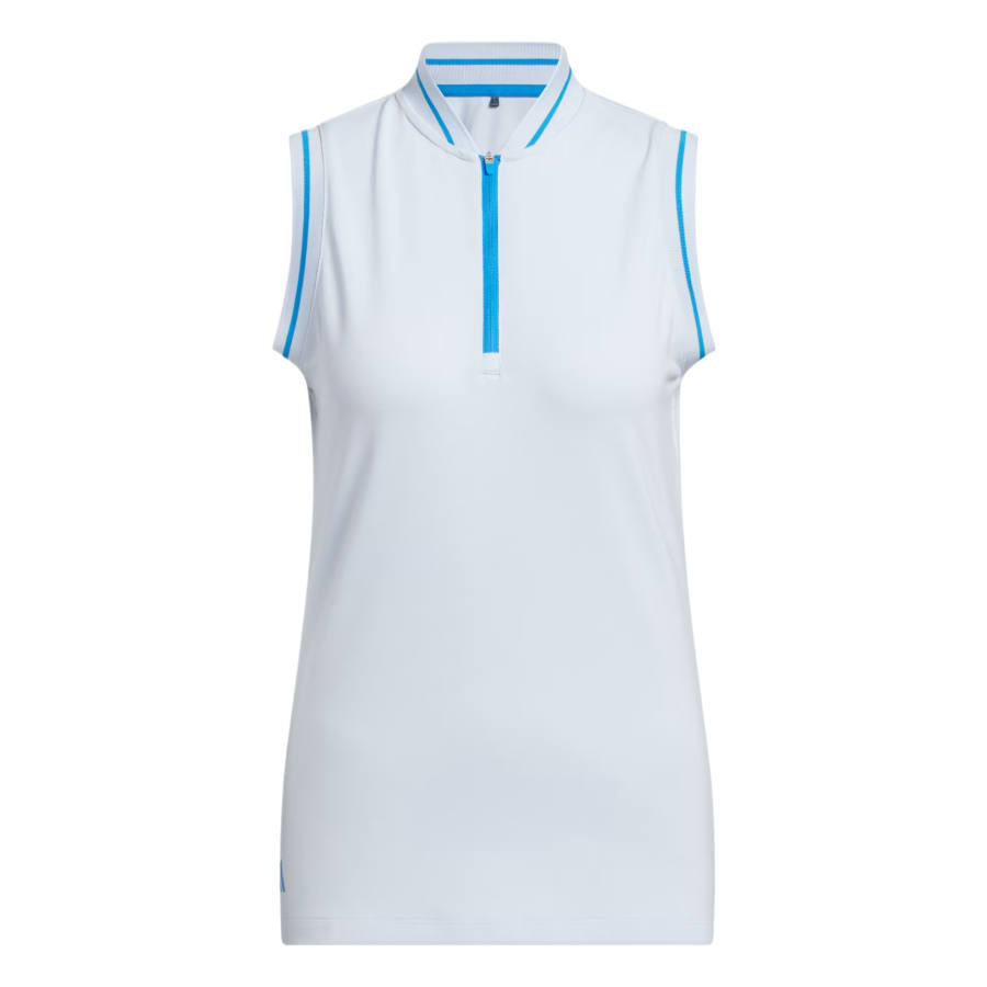 Adidas Adidas Ultimate365 Polo Shirts Women's Crystal Sky V Neck Moderate Other