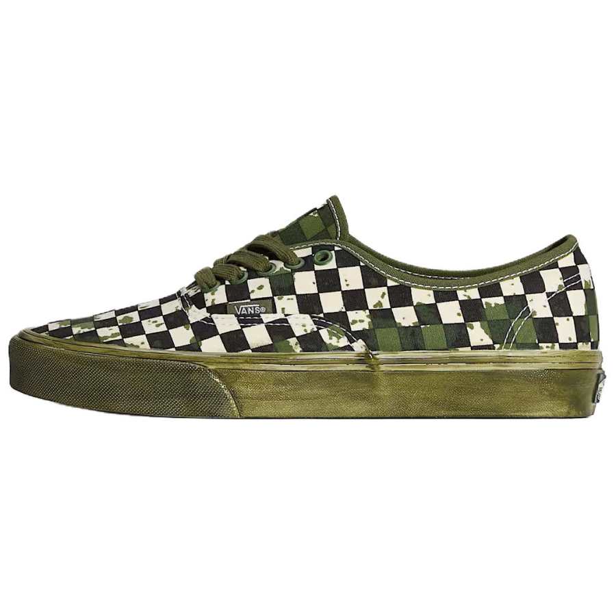 Vans Vans Authentic Skateboard Shoes Unisex Low Top Green