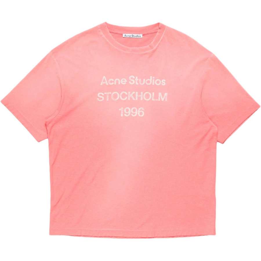Acne Studios Acne Studios T Shirts Unisex Pink Crew Neck