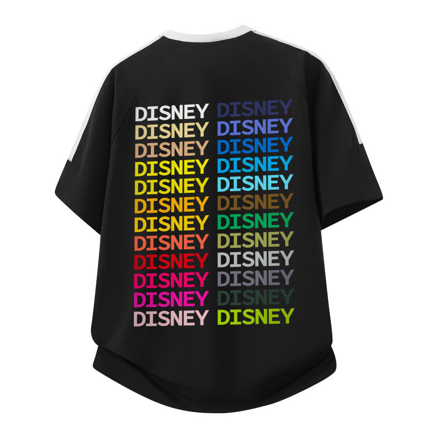 Disney T Shirts Unisex Crew Neck Moderate Straight Fit