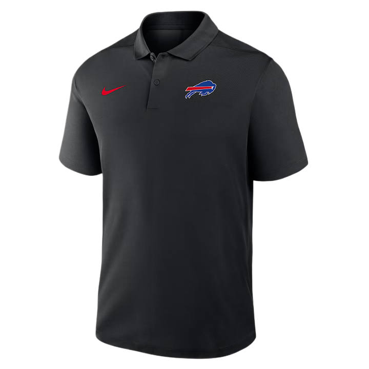 Nike Nike NFL Polo Shirts Men's Black Polo Collar Moderate