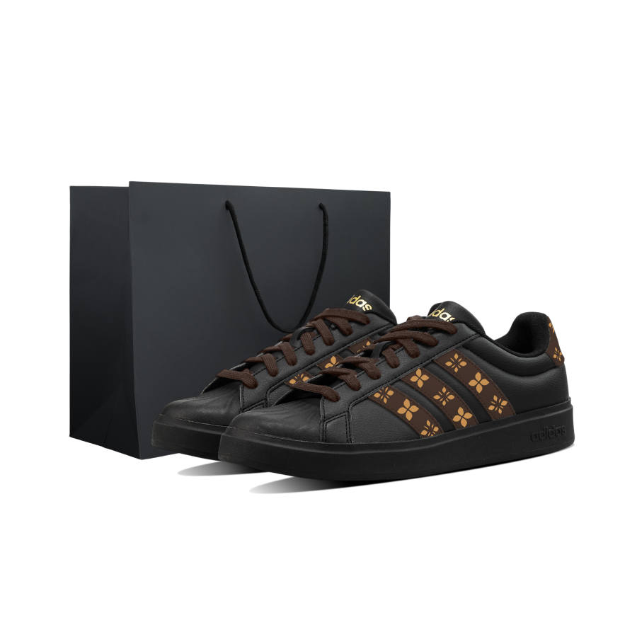 Adidas Adidas STREETTALK Skateboard Shoes Unisex Low Top Black/Coffee