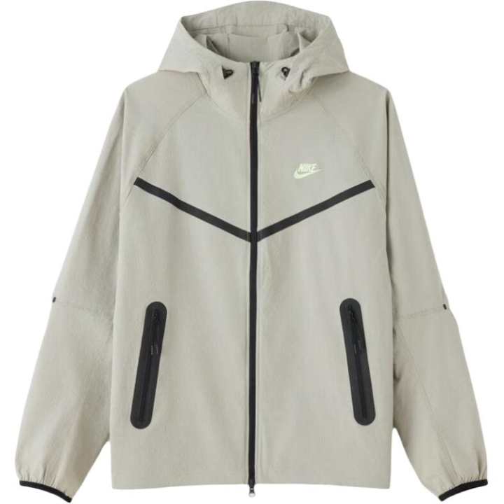 Nike Nike Jackets Men's Light Gray Hooded Non Detachable Moderate