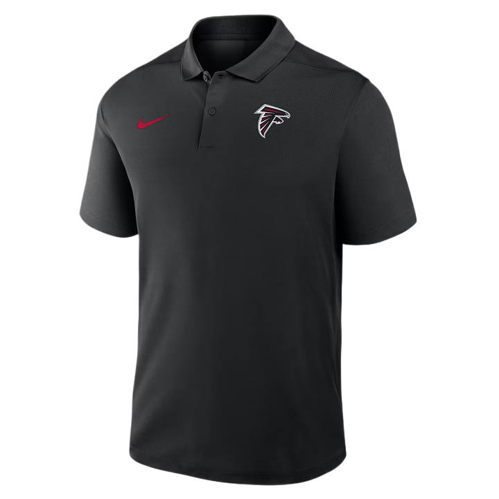 Nike Nike NFL Polo Shirts Men's Black Polo Collar Moderate
