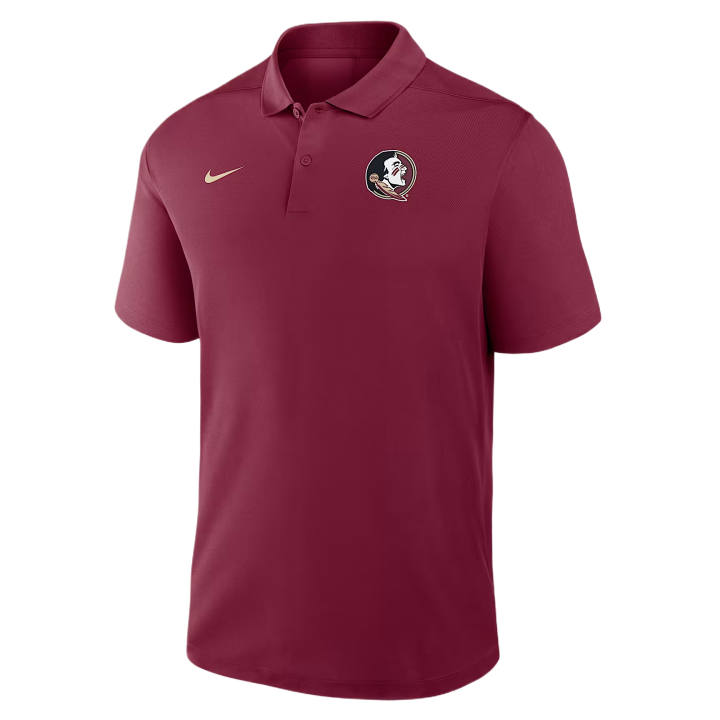 Nike Nike Dri Fit College Polo Shirts Men's Garnet Polo Collar Moderate