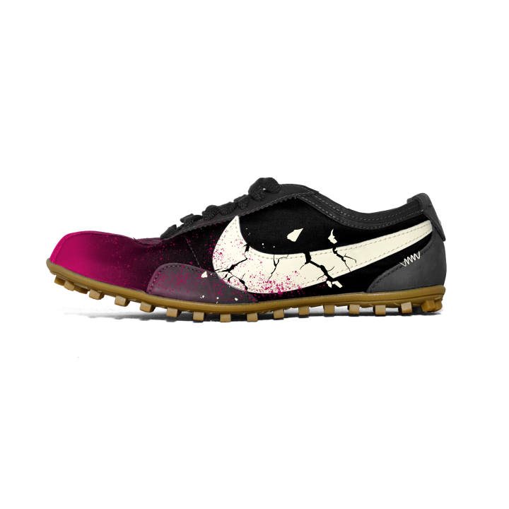 Nike Nike Moon Shoe Casual Shoes Women's Low Top Black/Gray/Rose Red
