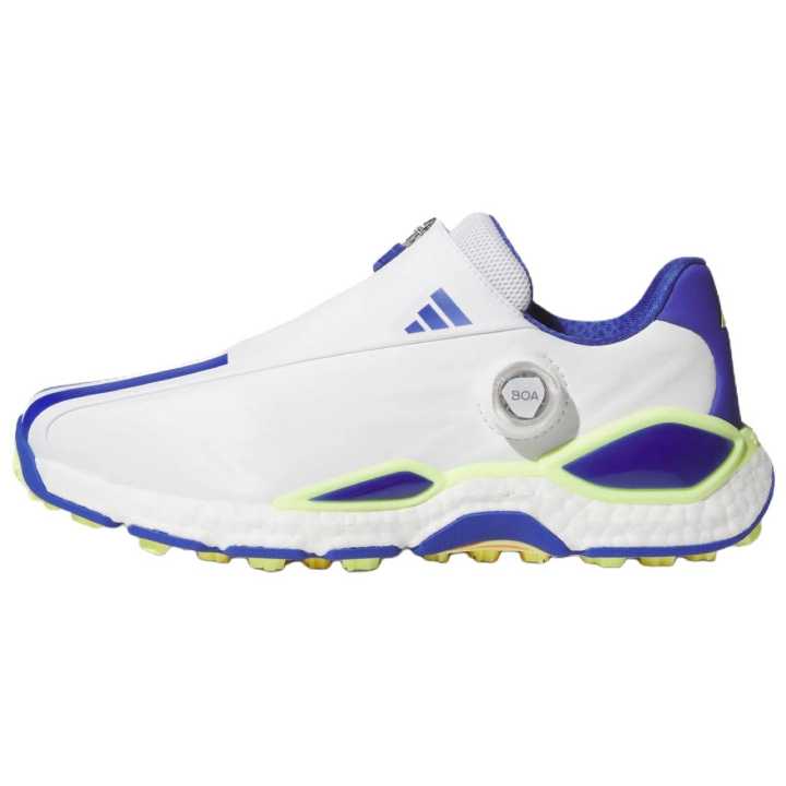 Adidas Adidas Codechaos 27 Golf Shoes Men's White/Indigo/Neon Yellow
