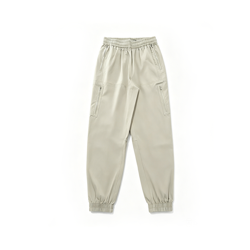 Li-Ning Li Ning Casual Pants Men's Coffee Foam Umber Casual Pants Moderate Cuffed Pants
