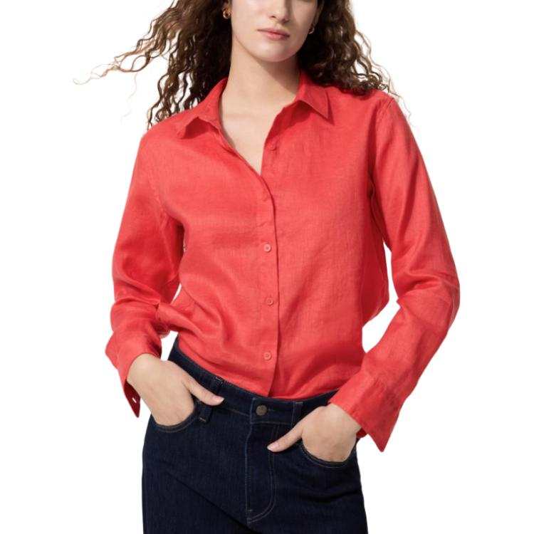 UNIQLO Shirts Women's Red Other