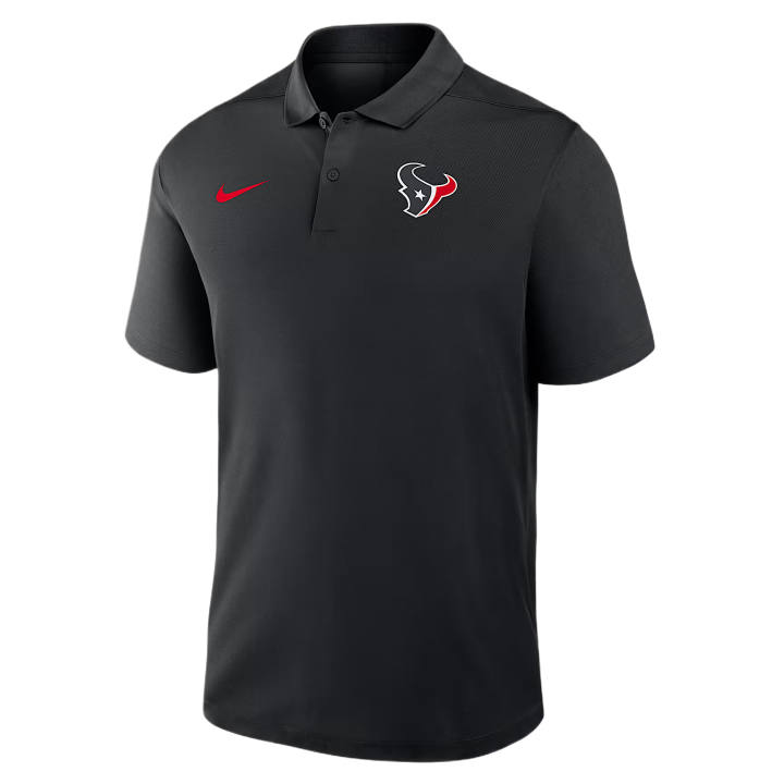 Nike Nike NFL Polo Shirts Men's Black Polo Collar Moderate