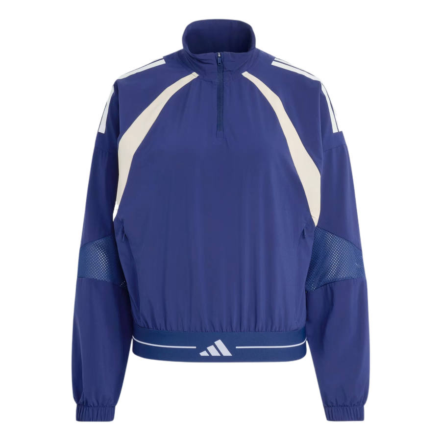 Adidas Adidas Hyperglam Fitness Clothing Women's Dark Blue Stand Collar Moderate