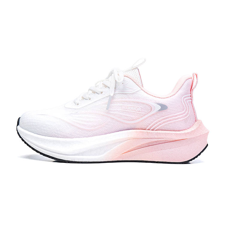 WARRIOR Running Shoes Women's Low Top White Pink/Light Purple Blue