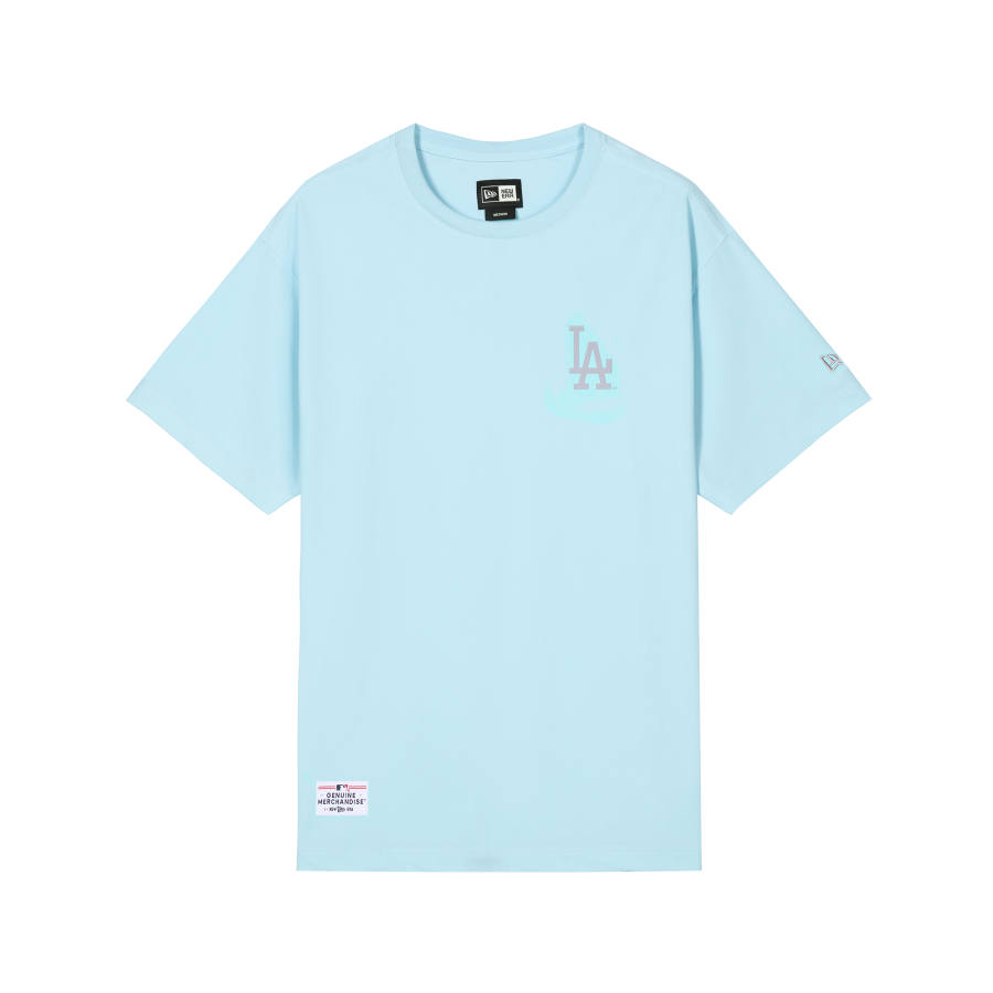 New Era T Shirts Women's Blue Crew Neck Moderate Other